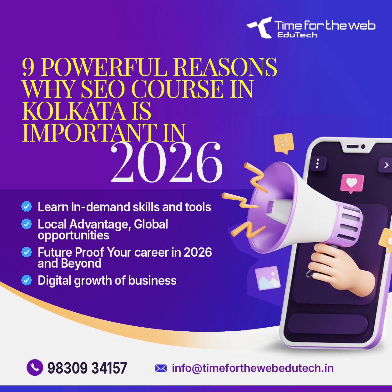 9 Powerful Reasons Why SEO Course in Kolkata Is Important in 2026