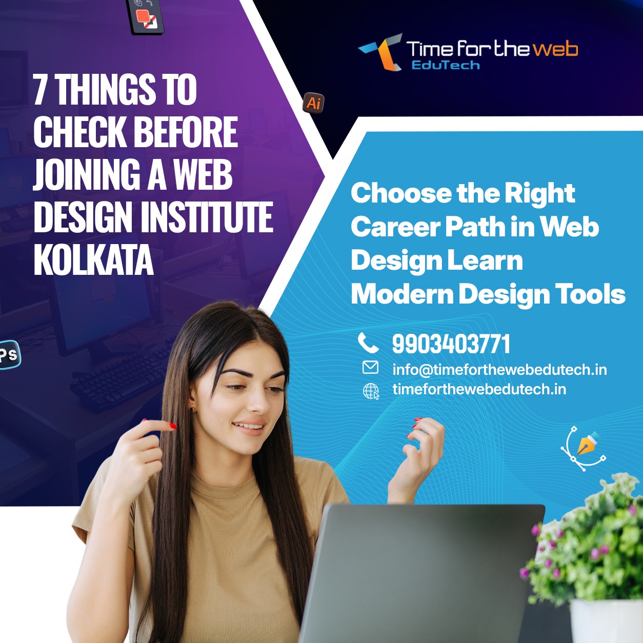 7 Things to Check Before Joining a Web Design Institute Kolkata